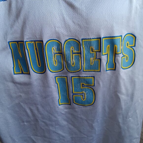Carmelo Anthony Denver Nuggets #15 Jersey XXL Adidas Authentic NBA White Vtg - Picture 7 of 7